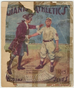 1913 New York Giants World Series Program